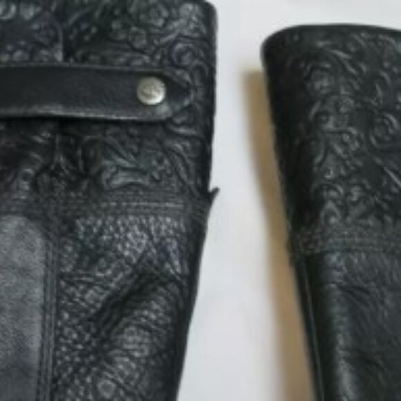 Timberland Earthkeeper Zip up black leather boots women's 8M - Picture 3 of 4